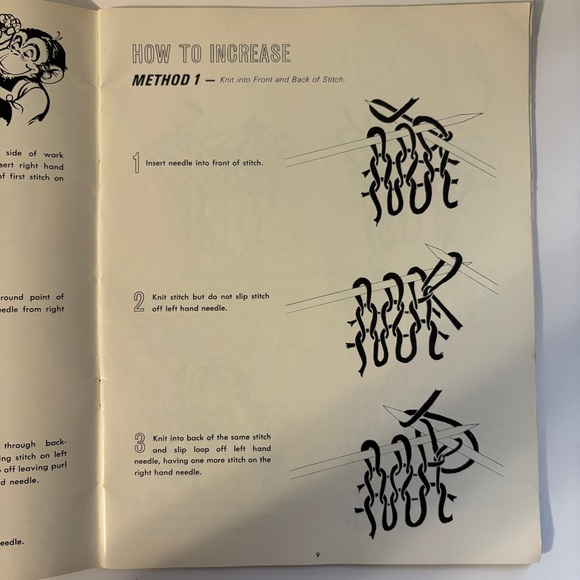 Vintage Knitting and Crocheting for Beginners Book Mary Maxim Book - Picture 2 of 9